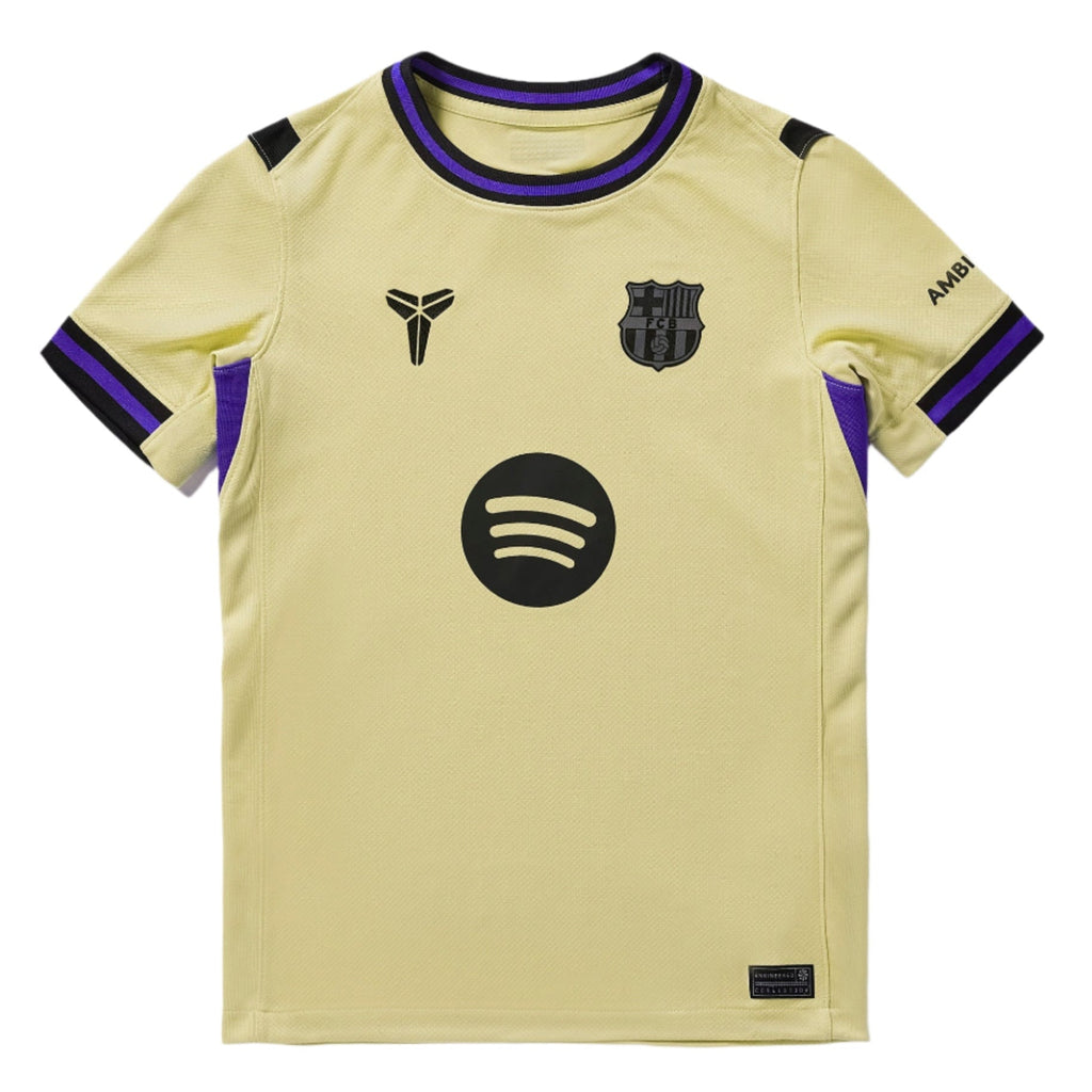 Nike Youth Kobe Bryant FC Barcelona Away Jersey 25/26 (Team Gold/Persian Violet/Black)