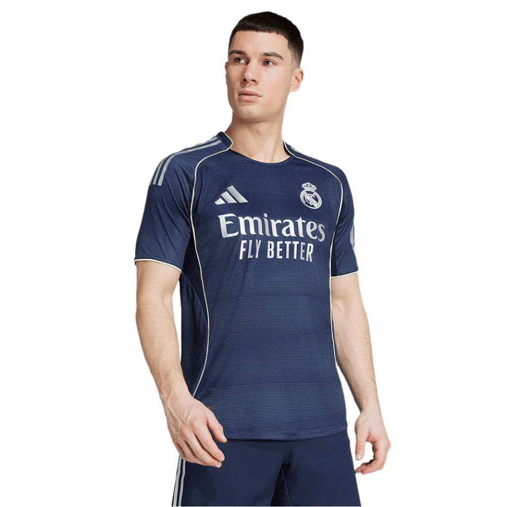 adidas Alaba Real Madrid 25/26 Away Jersey w/ Champions League Patches (Legend Ink)