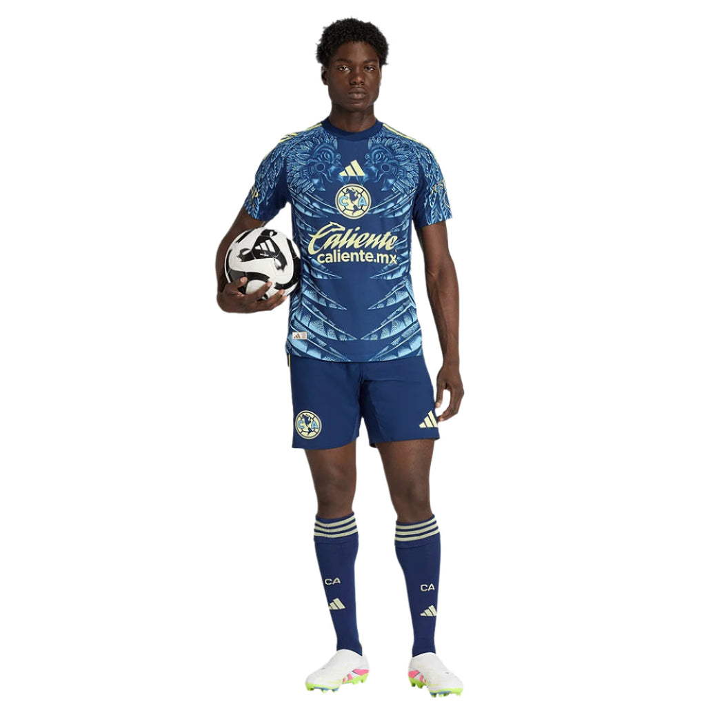 adidas Brian Rodriguez Men's Club América 25/26 Authentic Away Jersey (Blue)