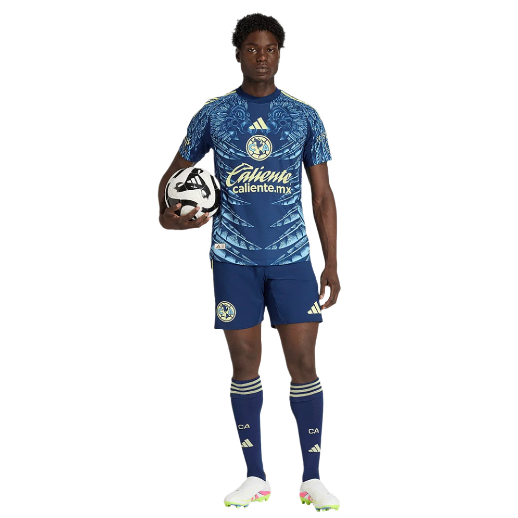 adidas Men's Club América 25/26 Authentic Away Jersey (Blue)