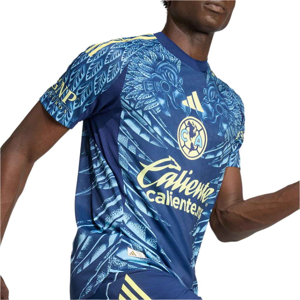 adidas Brian Rodriguez Men's Club América 25/26 Authentic Away Jersey (Blue)