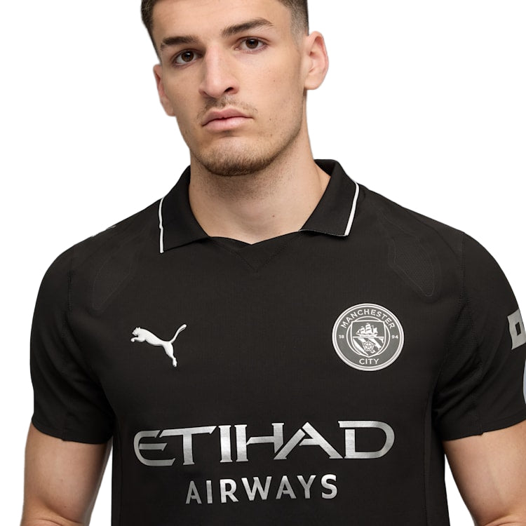 Puma Manchester City Authentic Away Jersey 25/26 (Puma Black)