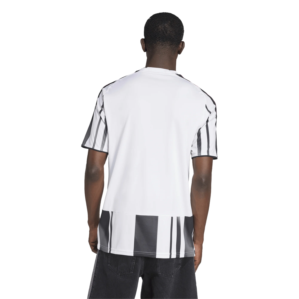 adidas Men's Juventus Yildiz Home Jersey w/ Serie A Patch 25/26 (White/Black/Pink)