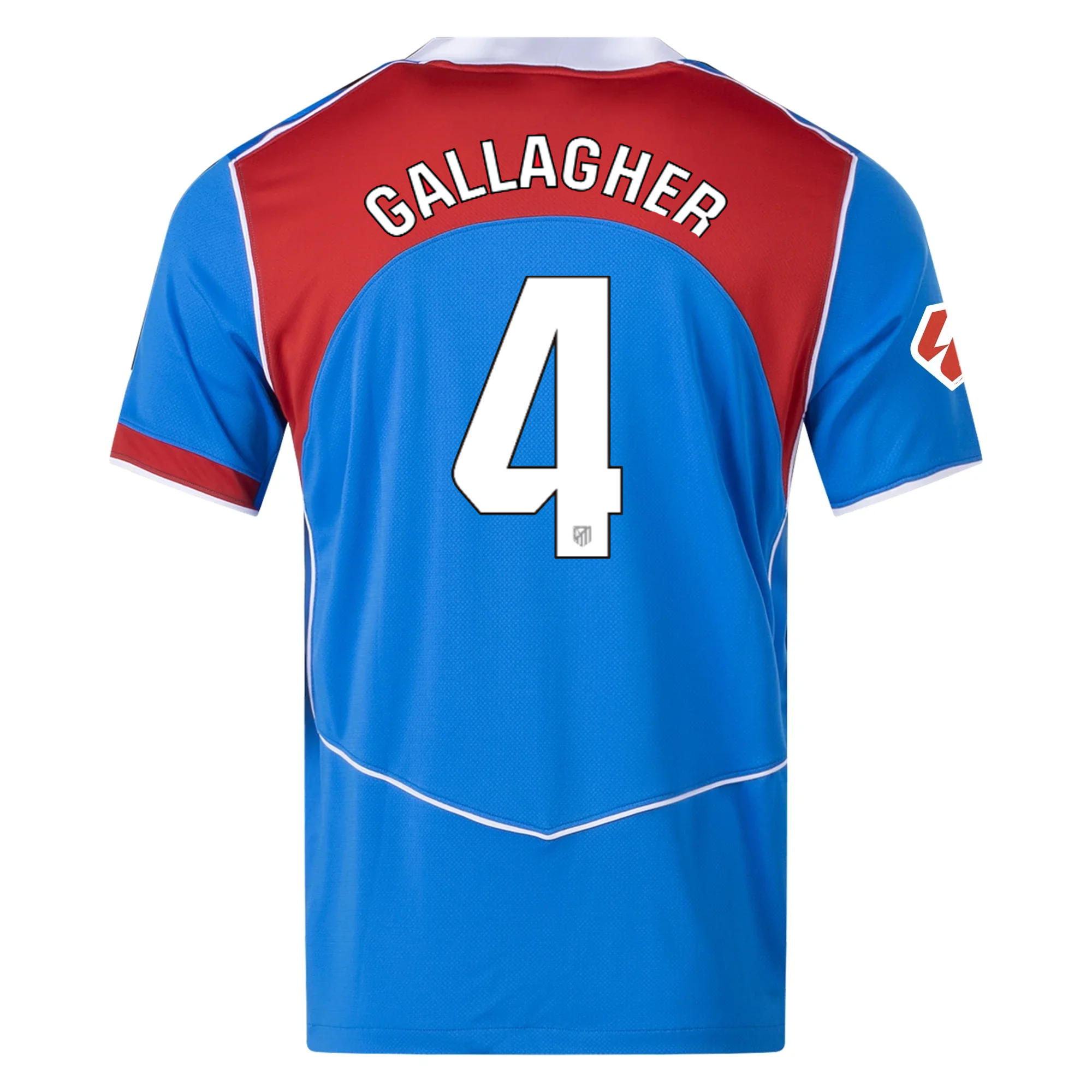 Nike Men's Atletico Madrid Connor Gallagher T90 Third Jersey La Liga Patch 25/26 (Photo Blue/Sport Red)