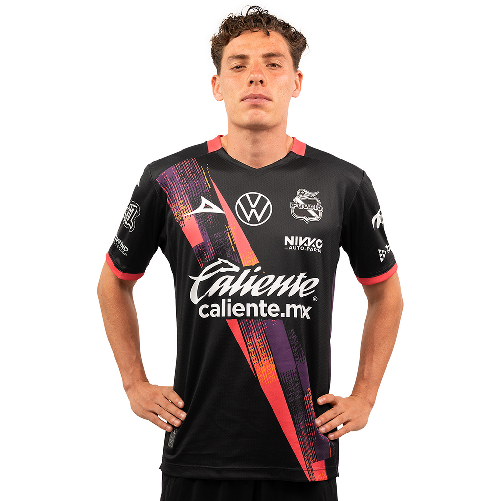 Pirma Men's Puebla Away Jersey 25/26 (Black/White)