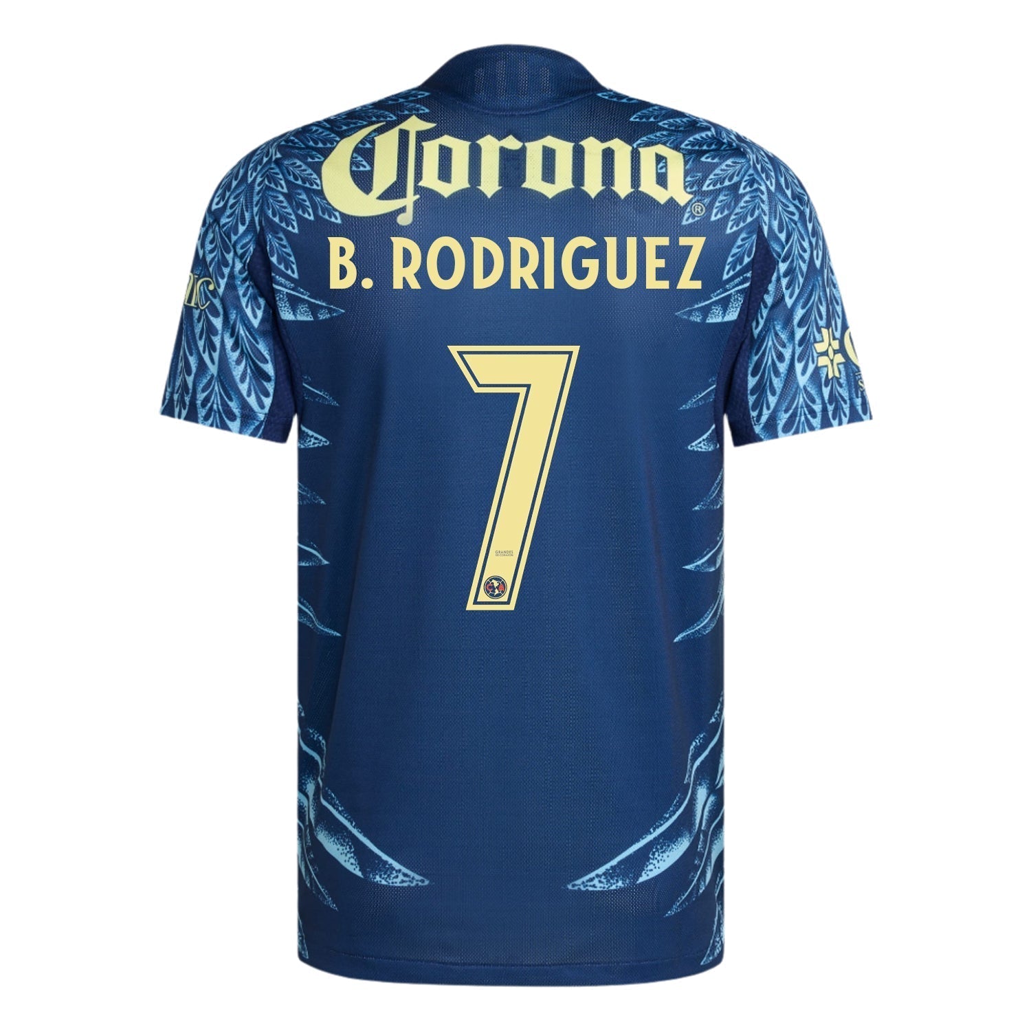 adidas Brian Rodriguez Men's Club América 25/26 Authentic Away Jersey (Blue)
