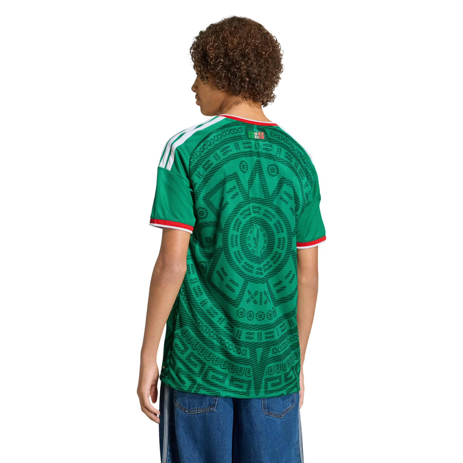 adidas Youth J. Vasquez Mexico 2026 Home World Cup Jersey (Bold Green)