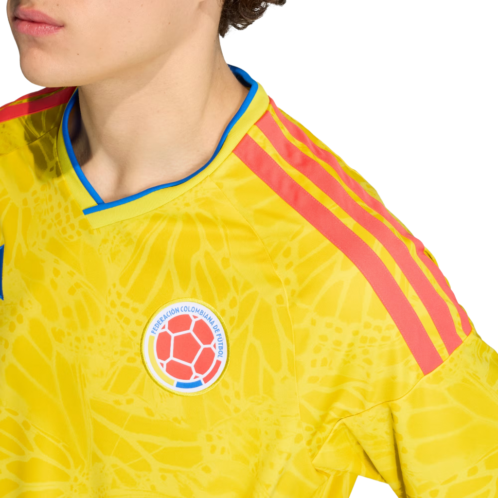 adidas Men's Duran Colombia 2026 Home Jersey (Impact Yellow)