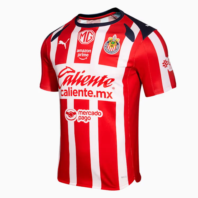 Puma Luis Romo Men's Chivas De Guadalajara Home Jersey 25/26 (Puma Red/White)