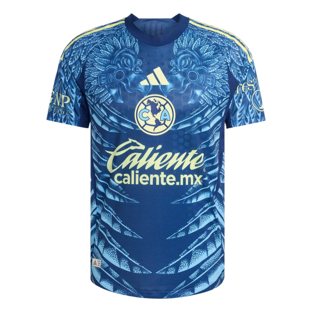 adidas L. Malagon Men's Club América 25/26 Authentic Away Jersey (Blue)