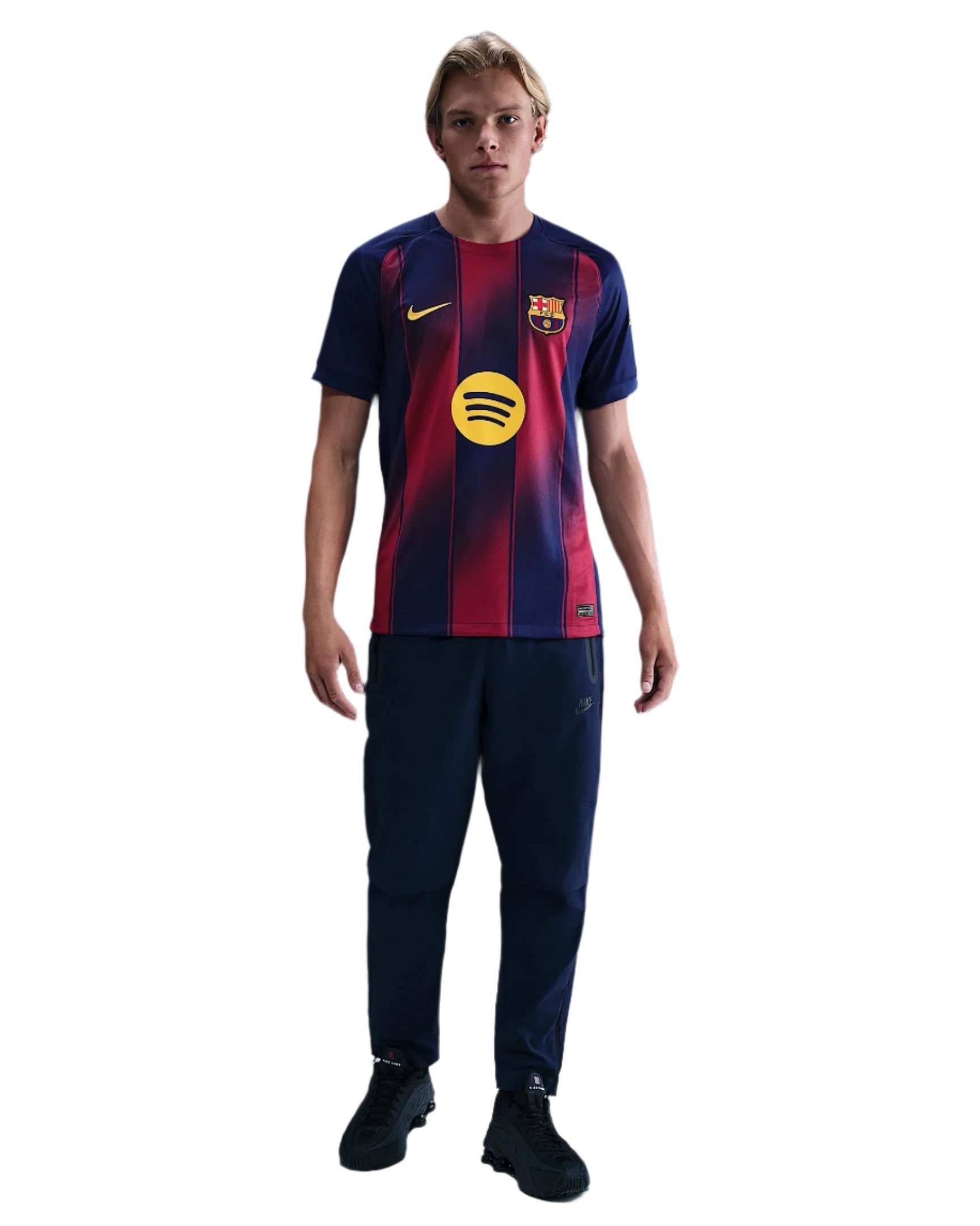 Nike I. Martinez FC Barcelona Home Jersey 25/26 w/ Champions League Patches (Deep Royal Blue/Midwest Gold)