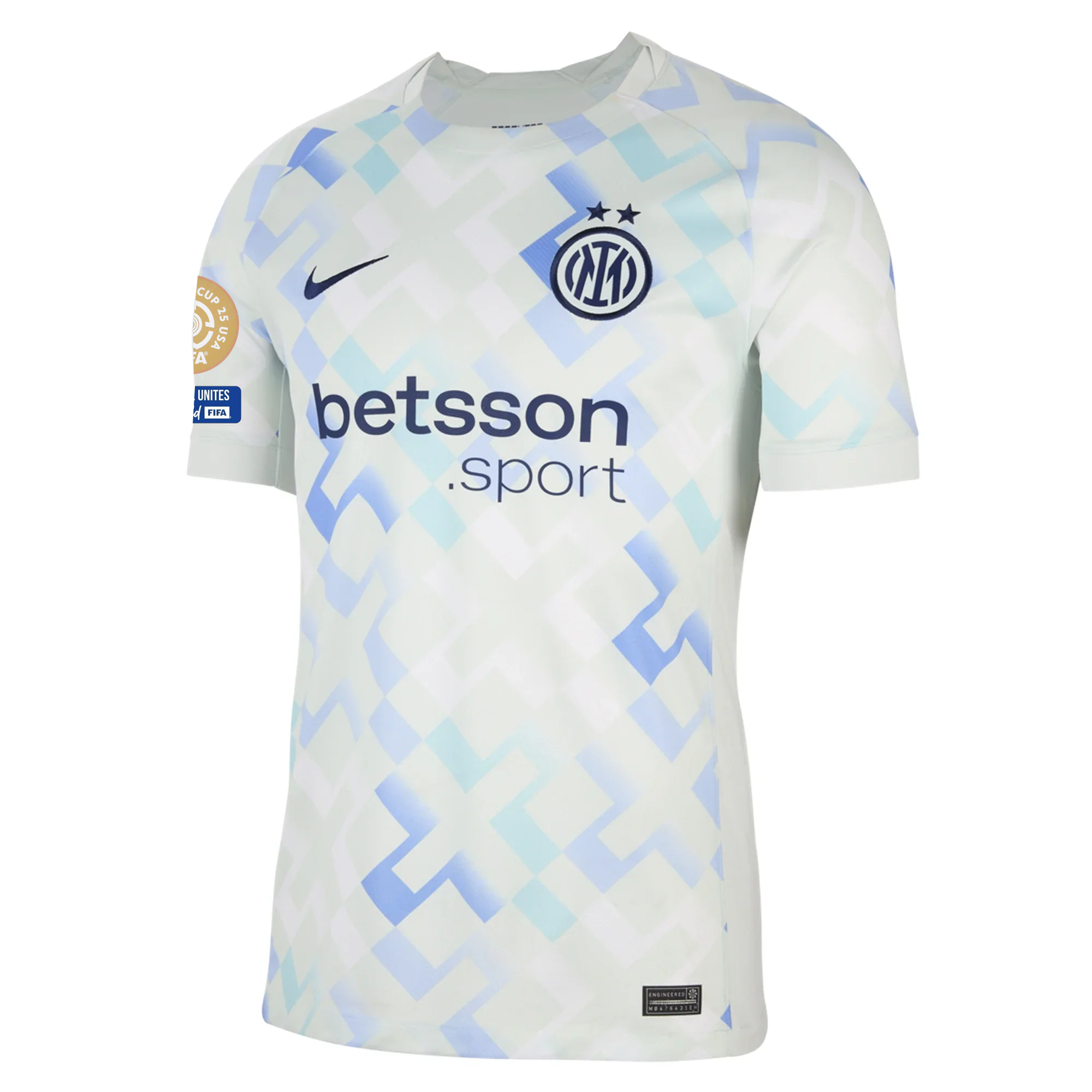 Nike Inter Milan Away Jersey w/ Club World Cup Patches 25/26 (Ghost Aqua/White/Blue Void)