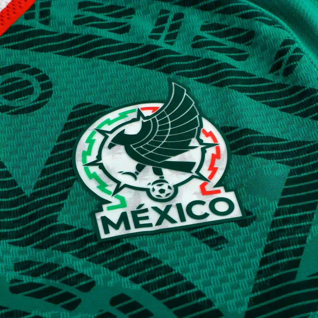 adidas Men's H. Herrera Mexico Long-Sleeve Authentic Home Jersey 2026 (Bold Green)