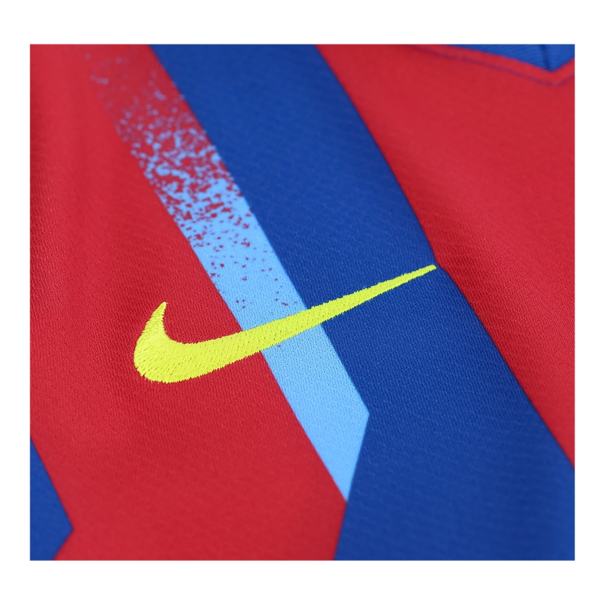 Nike Youth Pedri FC Barcelona 4th Soccer Jersey 25/26 (Gym Blue/Salsa Red)