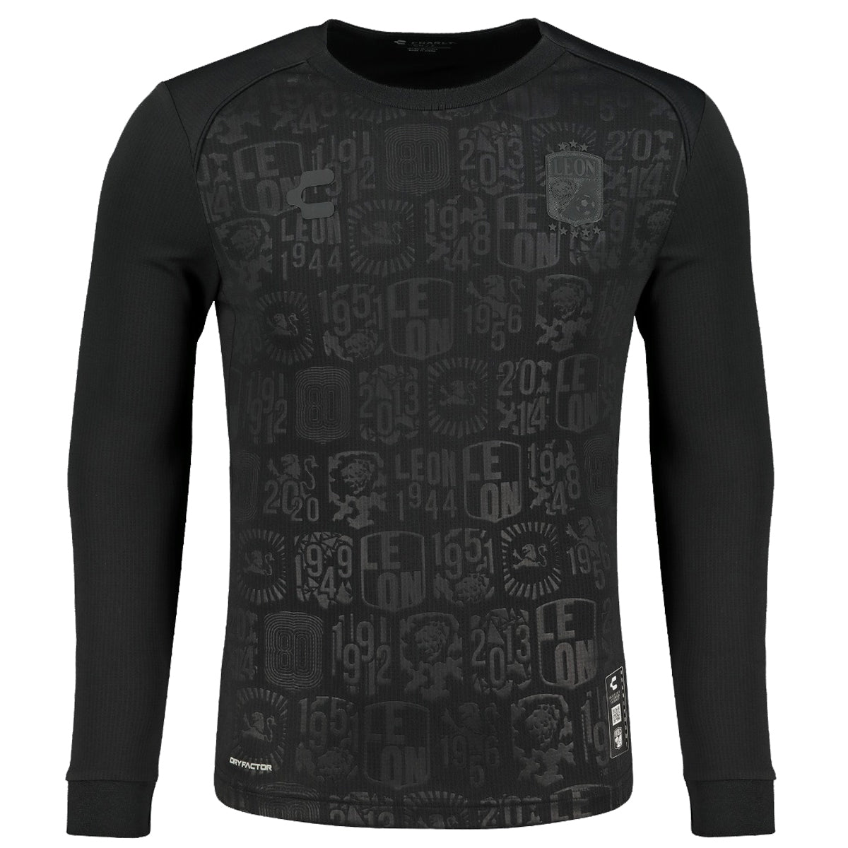 Charly Leon Andres Guardado Long Sleeve 80th Anniversary Special Edition Jersey 24/25 (Black/Black)