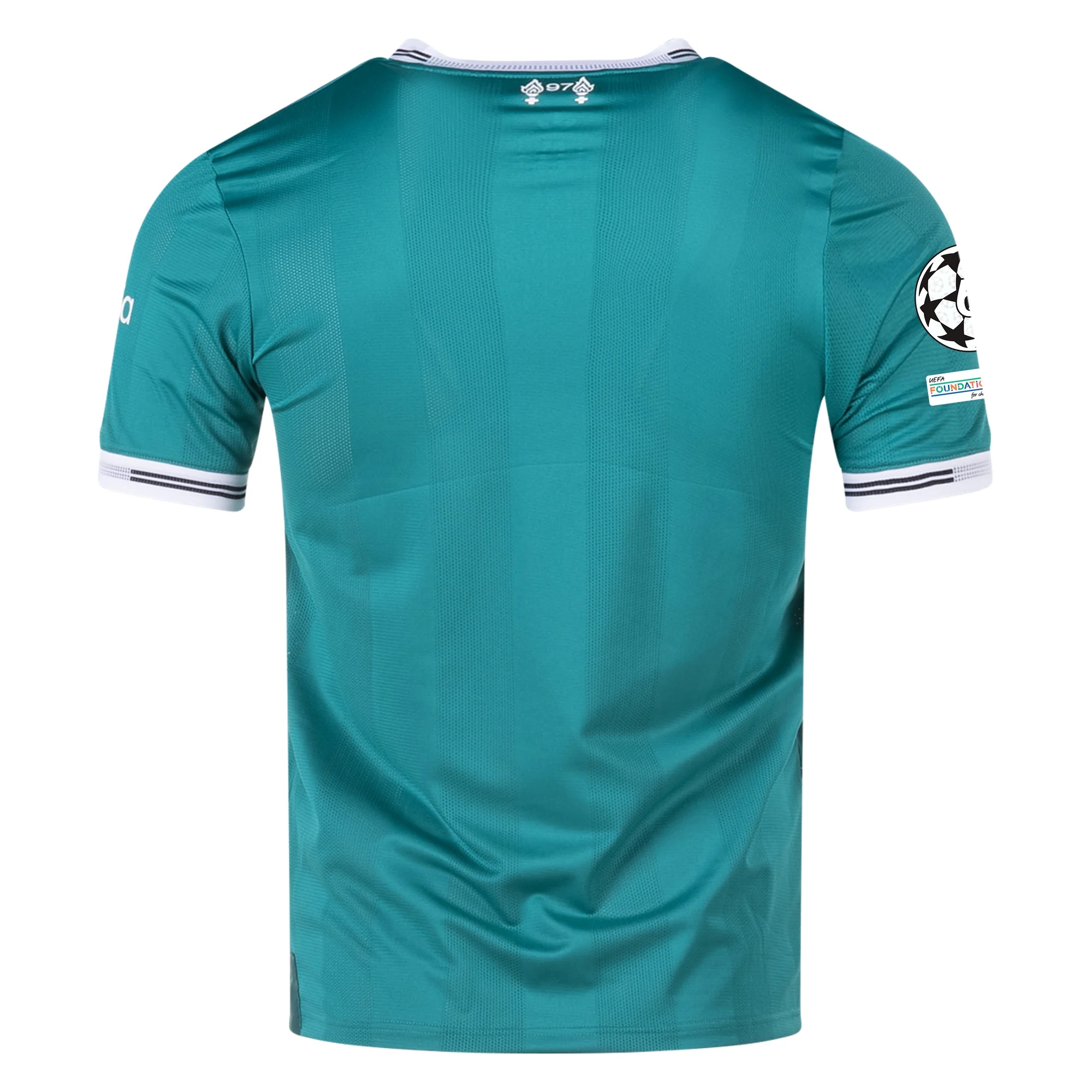 adidas Liverpool FC Authentic Third Jersey w/ Champions League Patches 25/26 (Sea Green)