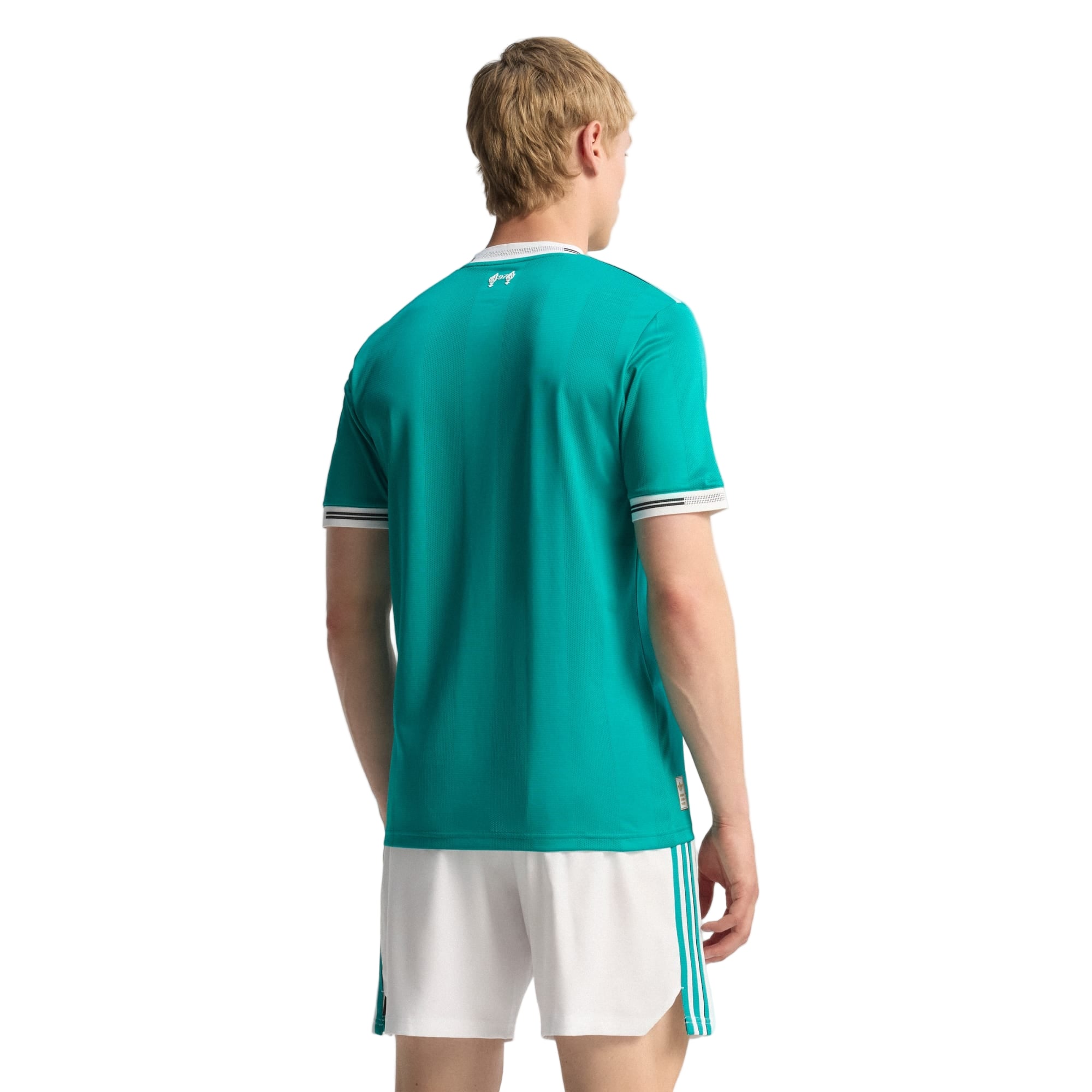 adidas Liverpool FC Authentic Diogo J. Third Jersey w/ EPL + No Room For Racism Patches 25/26 (Sea Green)