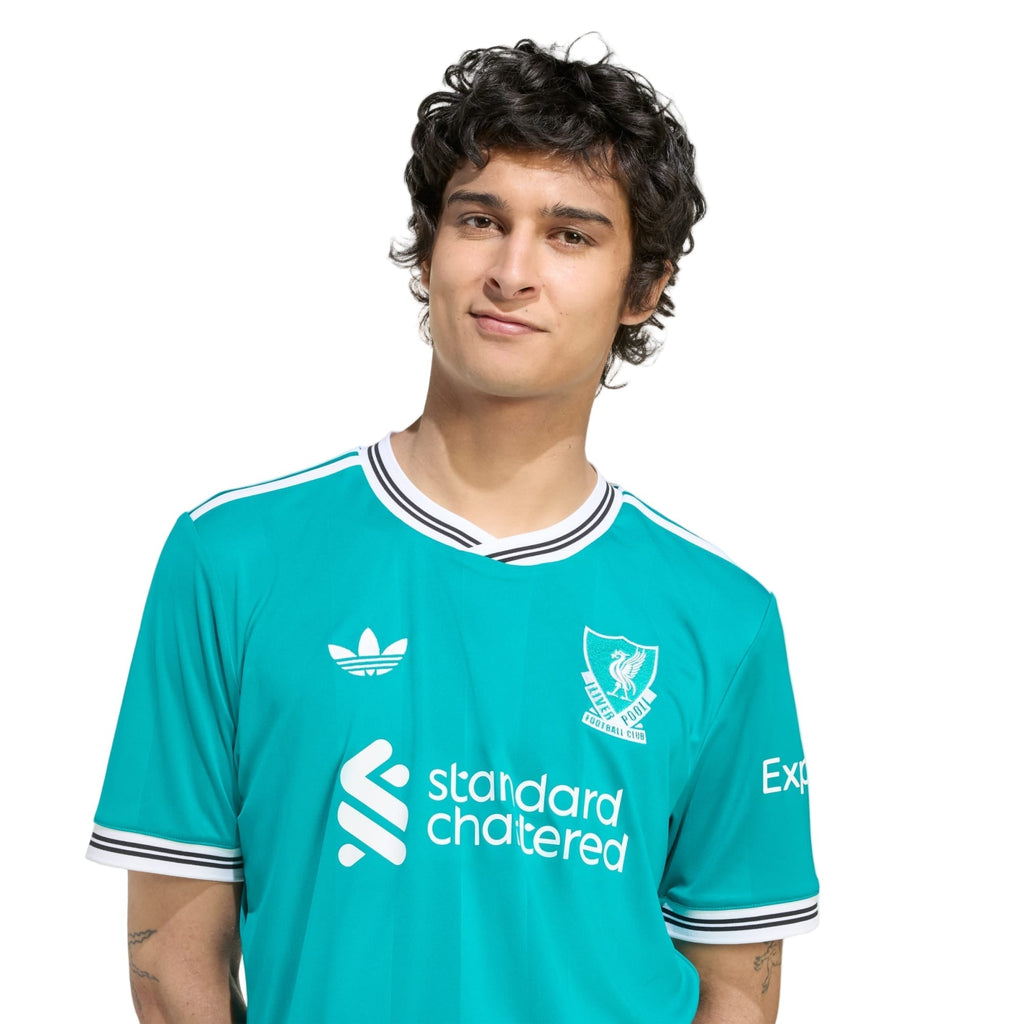 adidas Men's Liverpool FC 25/26 Third Jersey (Sea Green)