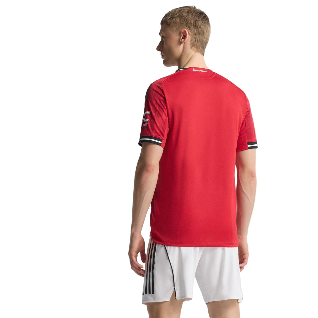 adidas Men's Manchester United Authentic Home Jersey 25/26 (Red)