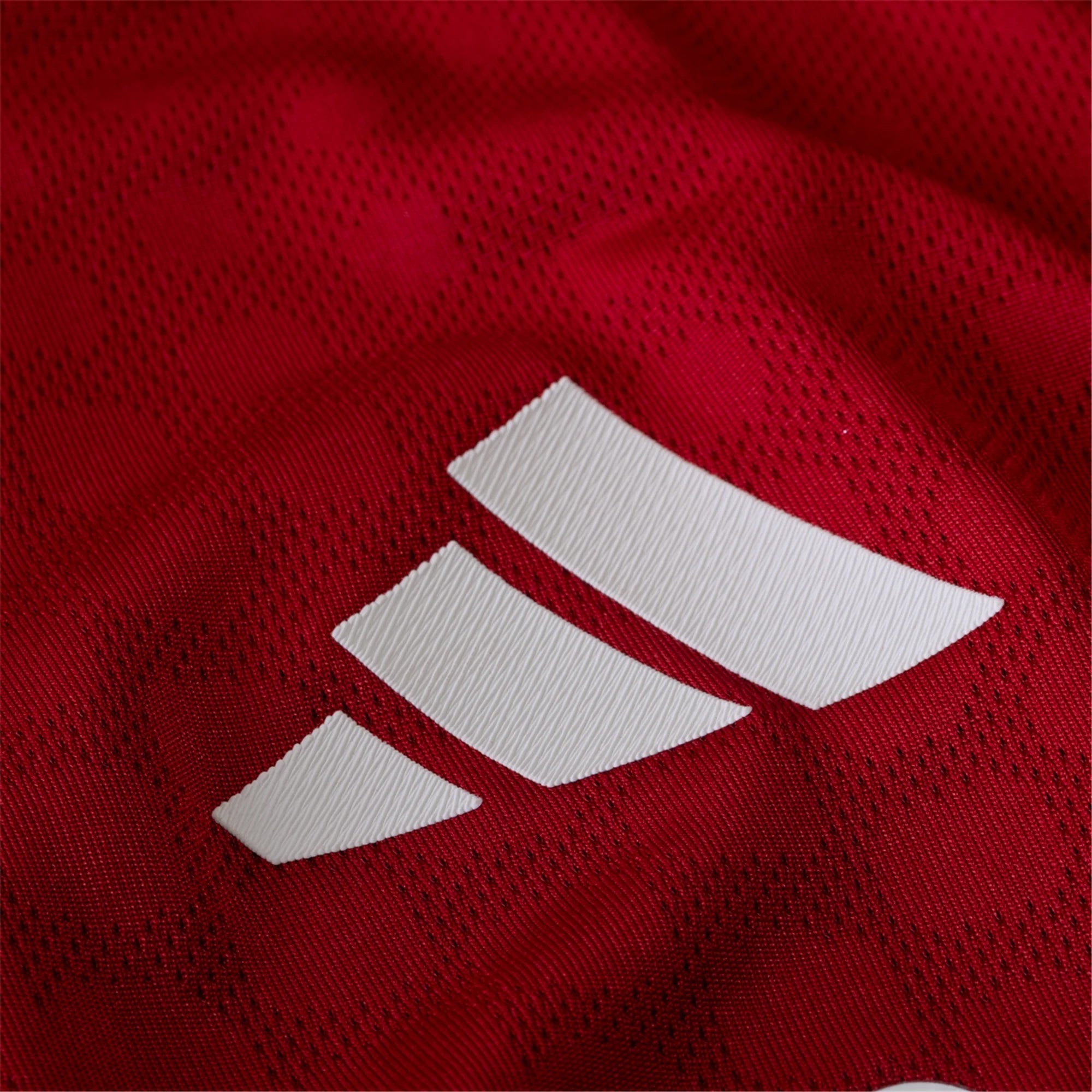 adidas Men's Liverpool FC Authentic Bradley Home Jersey 25/26 w/ EPL + NRFR Patches (Strawberry Red)