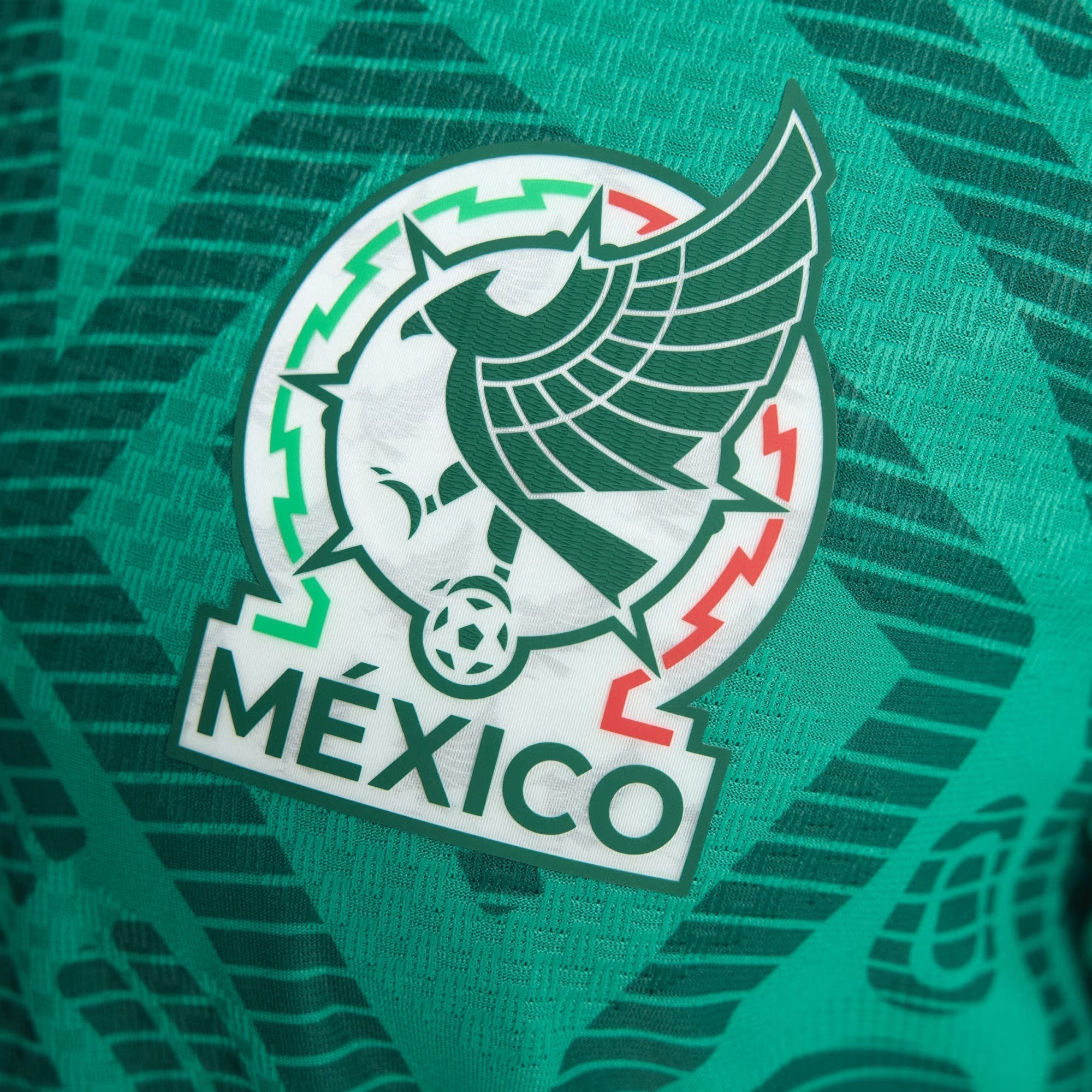 adidas Men's J. Quinones Mexico Authentic Home 2026 World Cup Jersey (Bold Green)