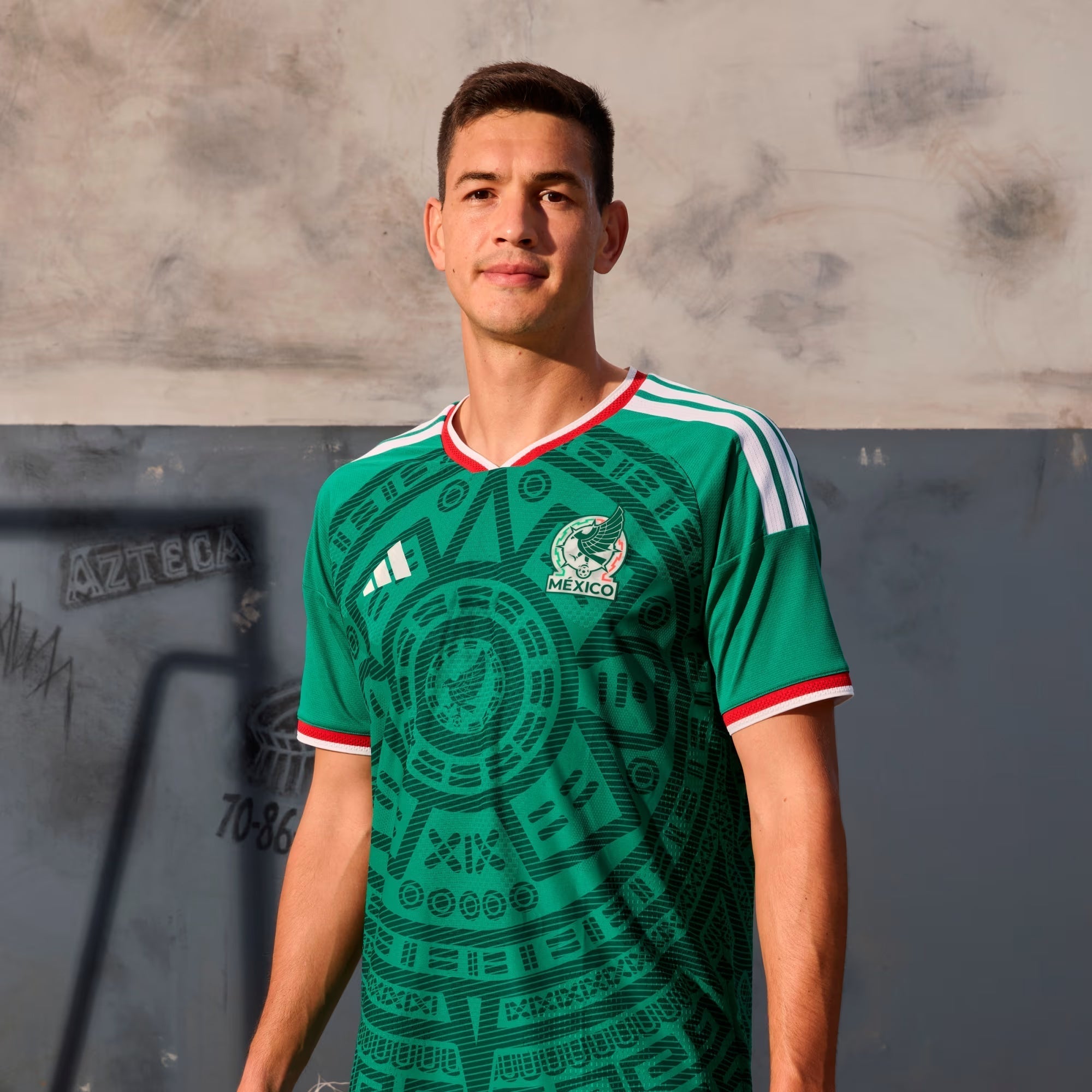 adidas Men's G. Arteaga Mexico Authentic Home 2026 World Cup Jersey (Bold Green)
