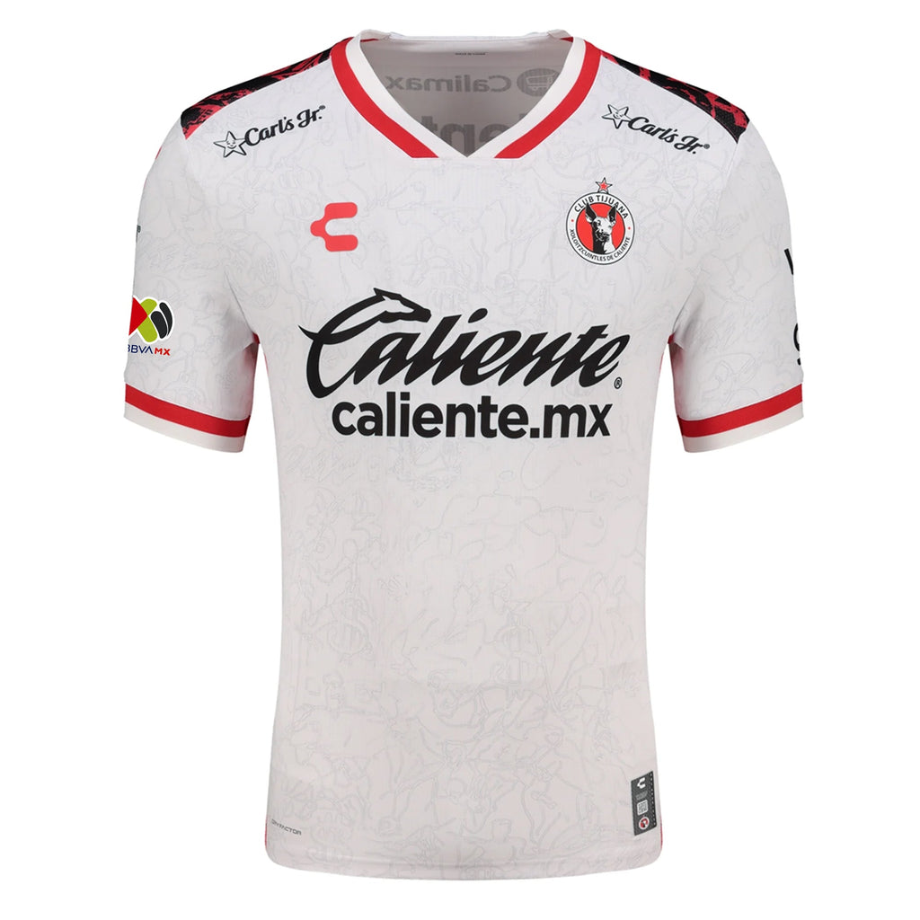 Charly Frank Boya Men's Xolos De Tijuana Away Jersey 25/26 w/ BBVA MX Patch (White)