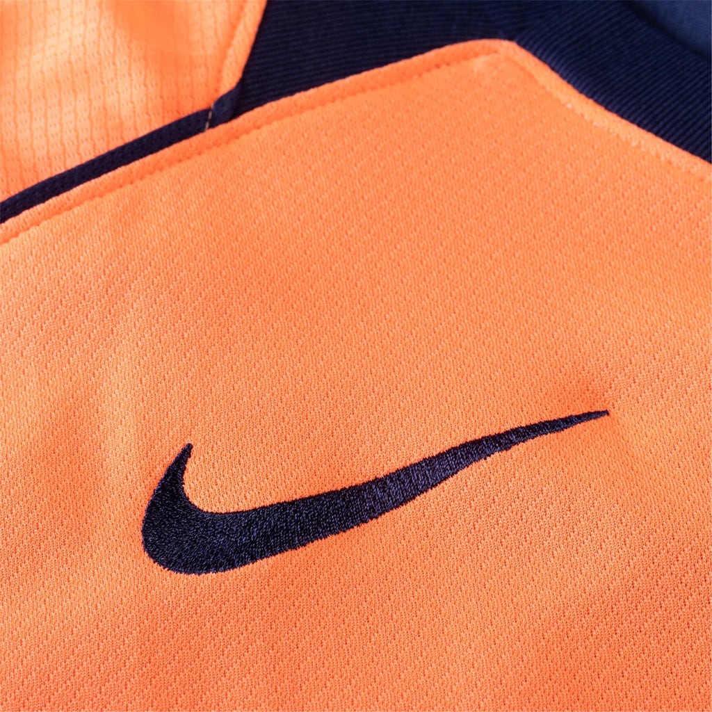 Nike Men's FC Barcelona T90 Third Jersey 25/26 (Bright Mango/Midnight Navy)