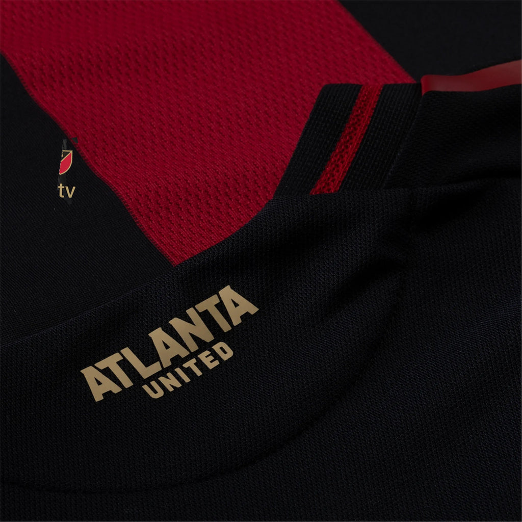 adidas Josh Cohen Atlanta United Authentic Home Jersey w/ MLS Patches 25/26 (Red/Black)