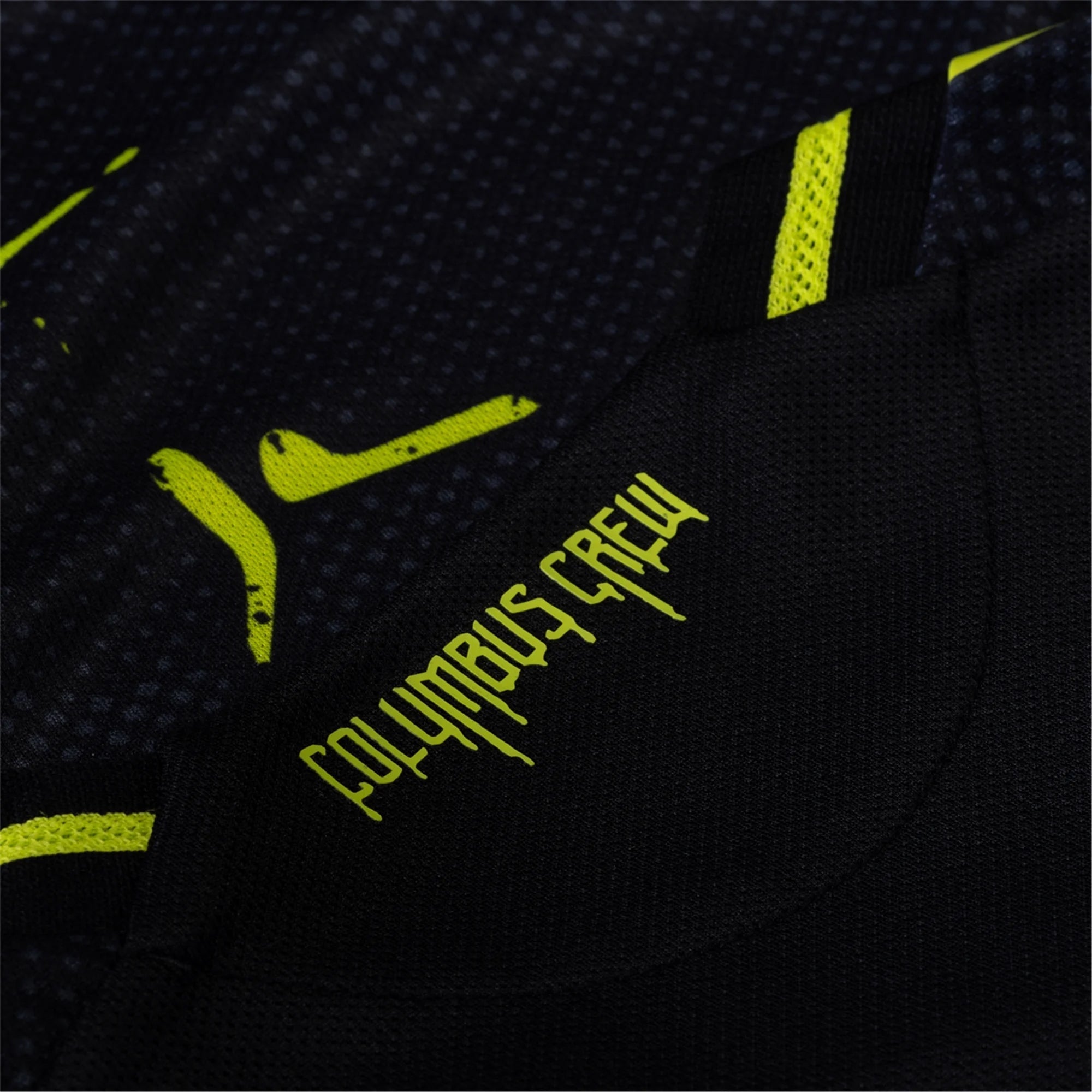 adidas Amar Sejdić Columbus Crew Authentic Away Jersey w/ MLS Patches 25/26 (Black/Yellow)