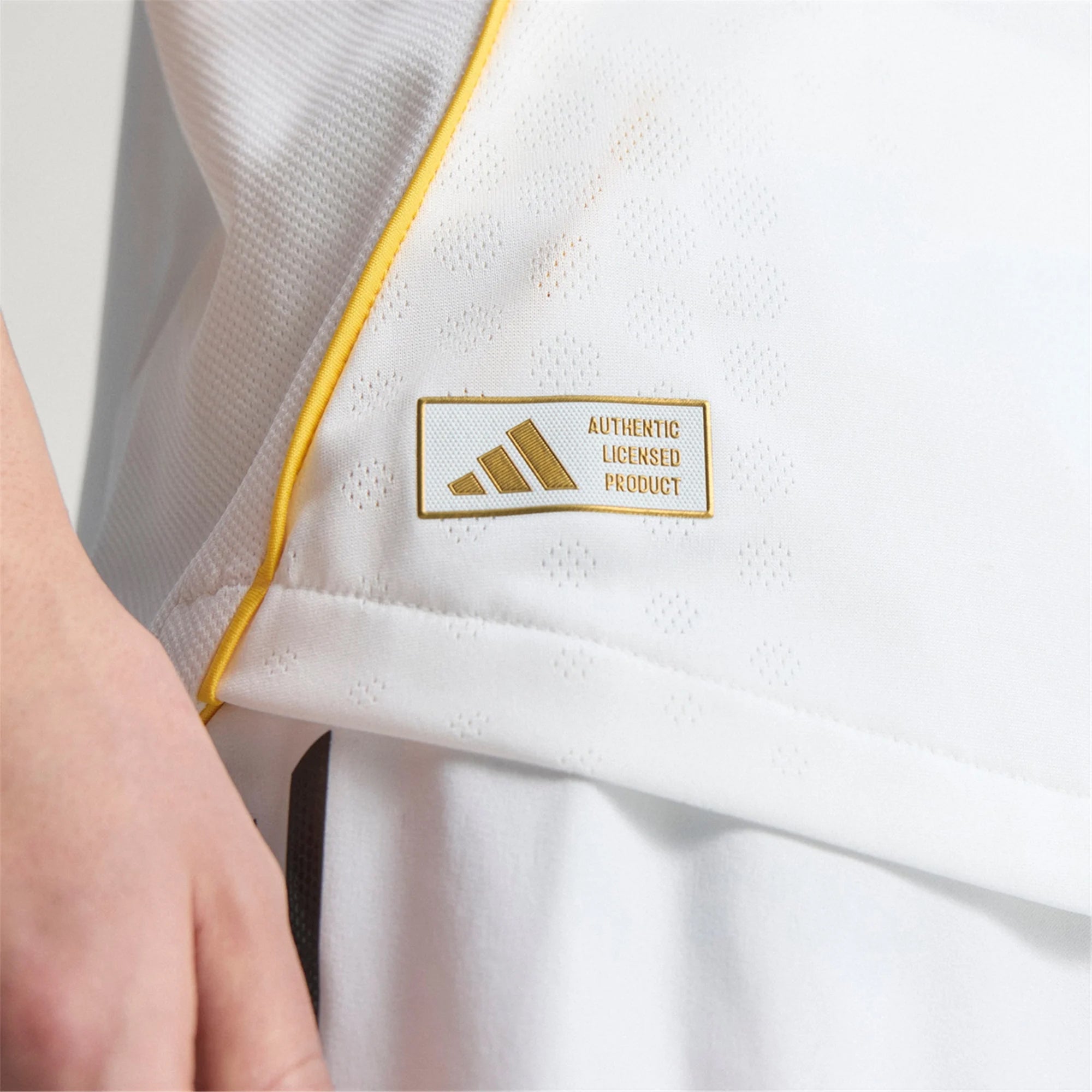 adidas Trent Alexander-Arnold Real Madrid Authentic Home Jersey 25/26 w/ Champions League Patches (White)