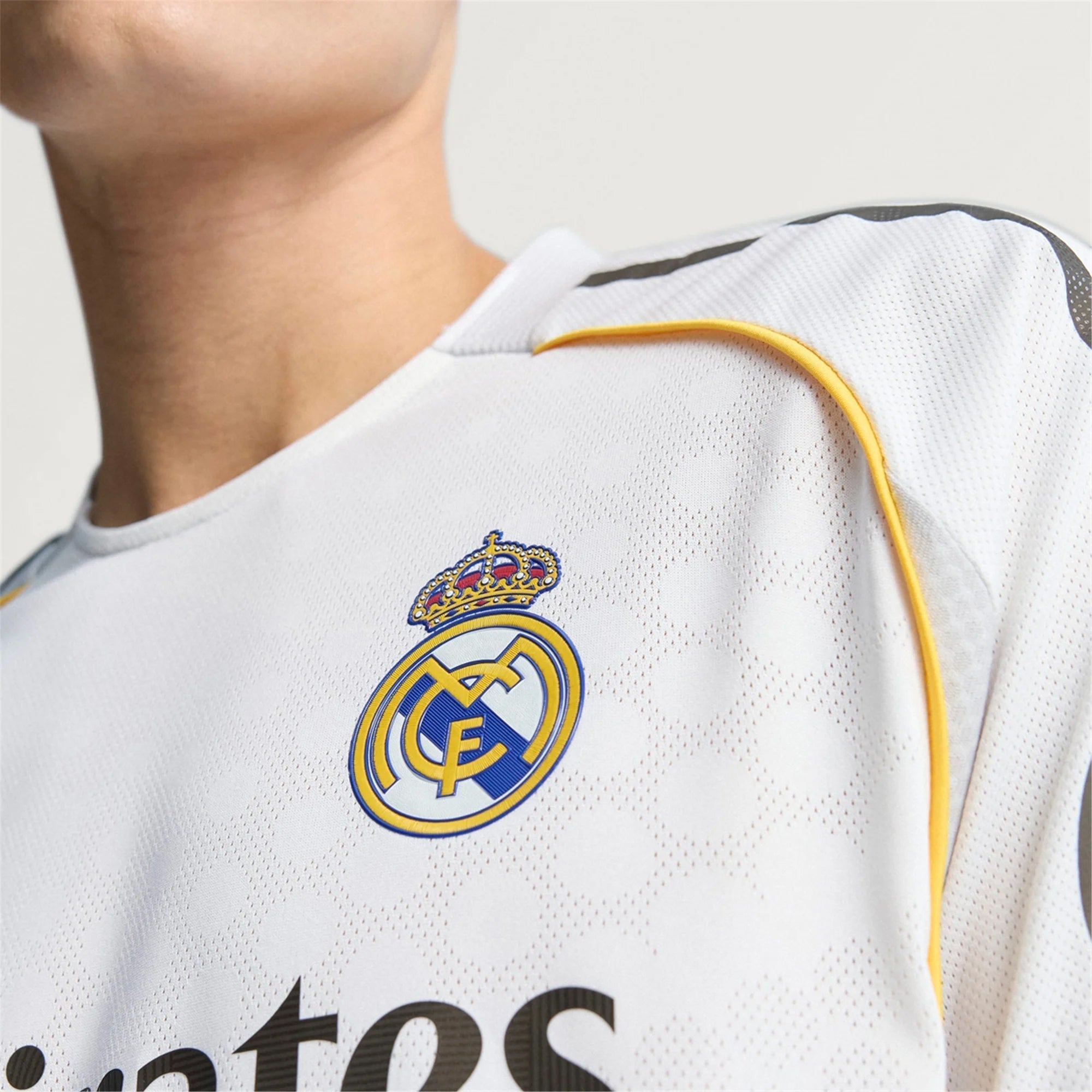 adidas Trent Alexander-Arnold Real Madrid Authentic Home Jersey 25/26 w/ Champions League Patches (White)