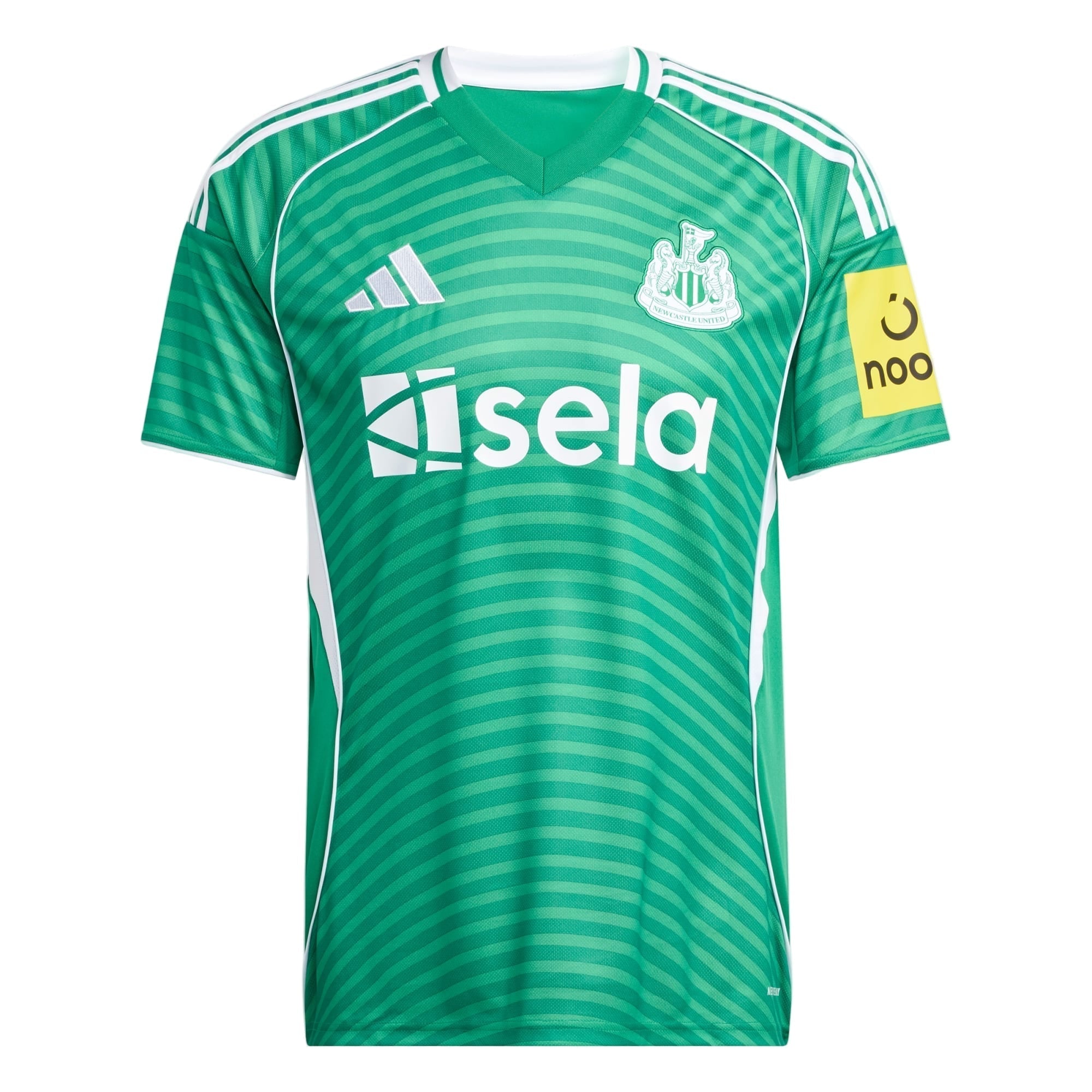 adidas Men's Newcastle United 25/26 Away Jersey (Green/White)