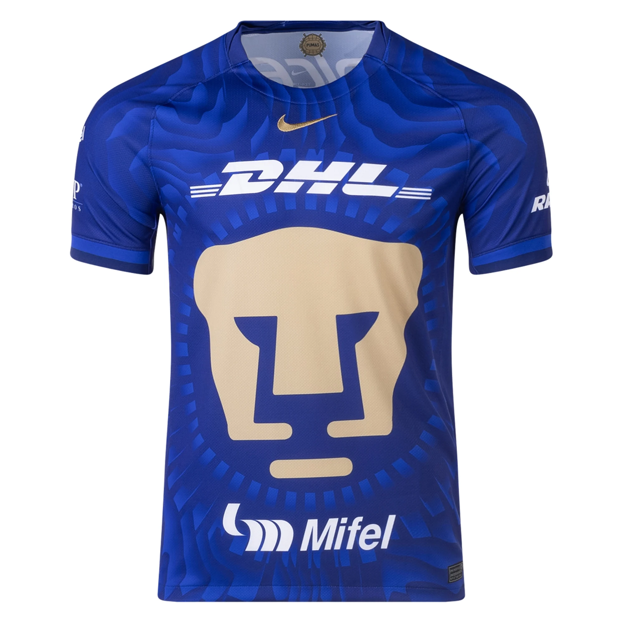 Nike Pumas UNAM 25/26 Away Jersey (Deep Royal Blue/Club Gold)