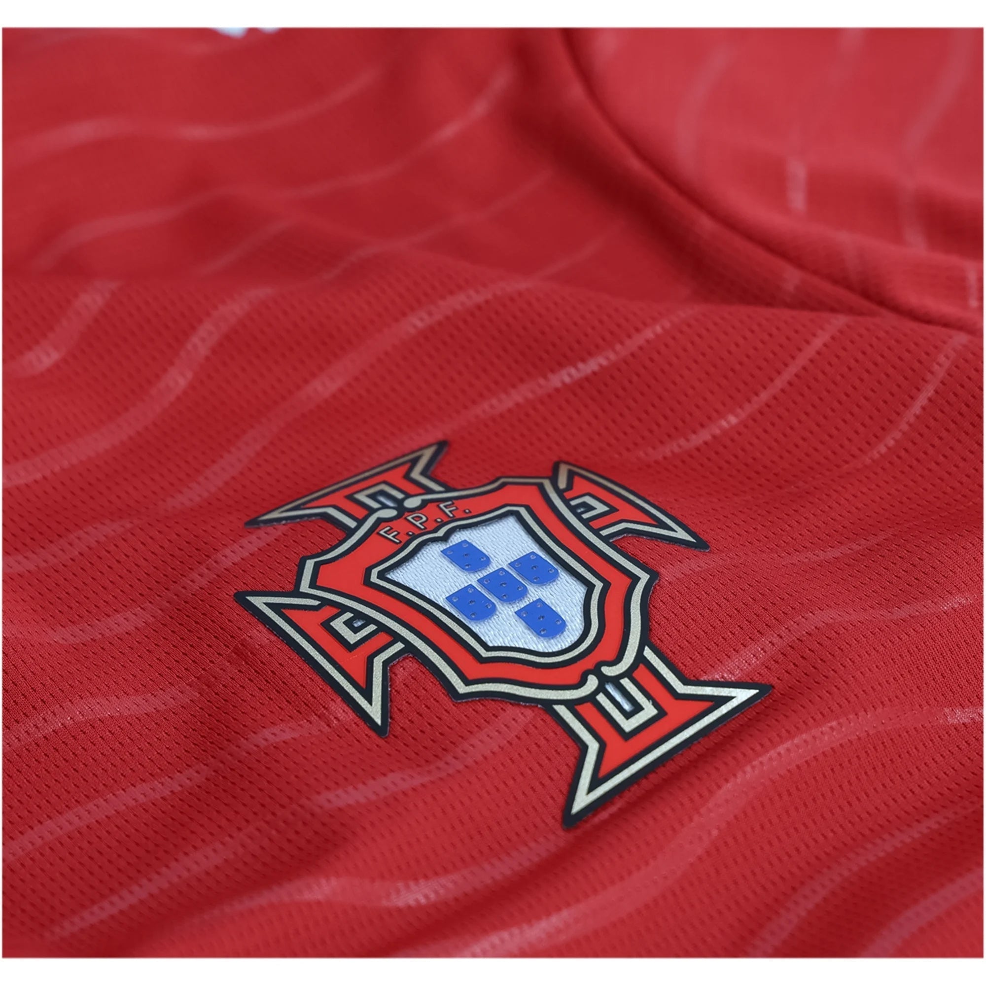 PUMA Men's Portugal Cristiano Ronaldo Home World Cup 2026 Soccer Jersey (Club Red/Green Lagoon)