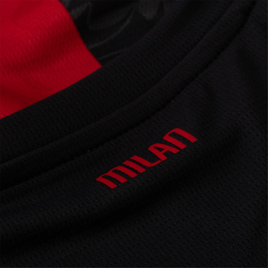 Puma Pavlovic Men's AC Milan Home Jersey w/ Champions League Patches 25/26 (Red/Black)