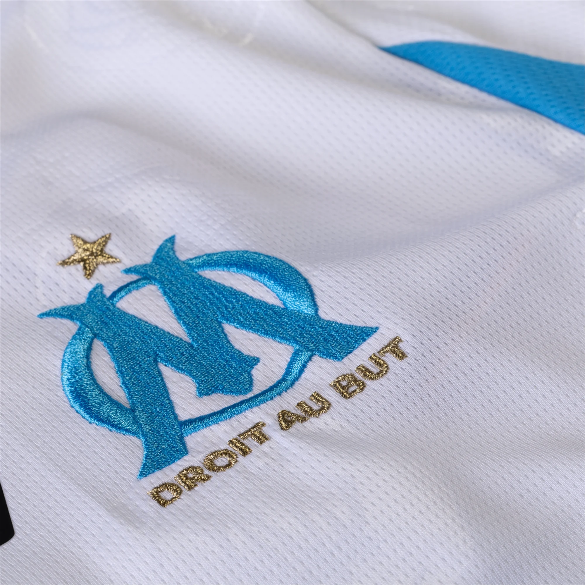 Puma Men's Marseille Home Jersey 25/26 (White/Blue)