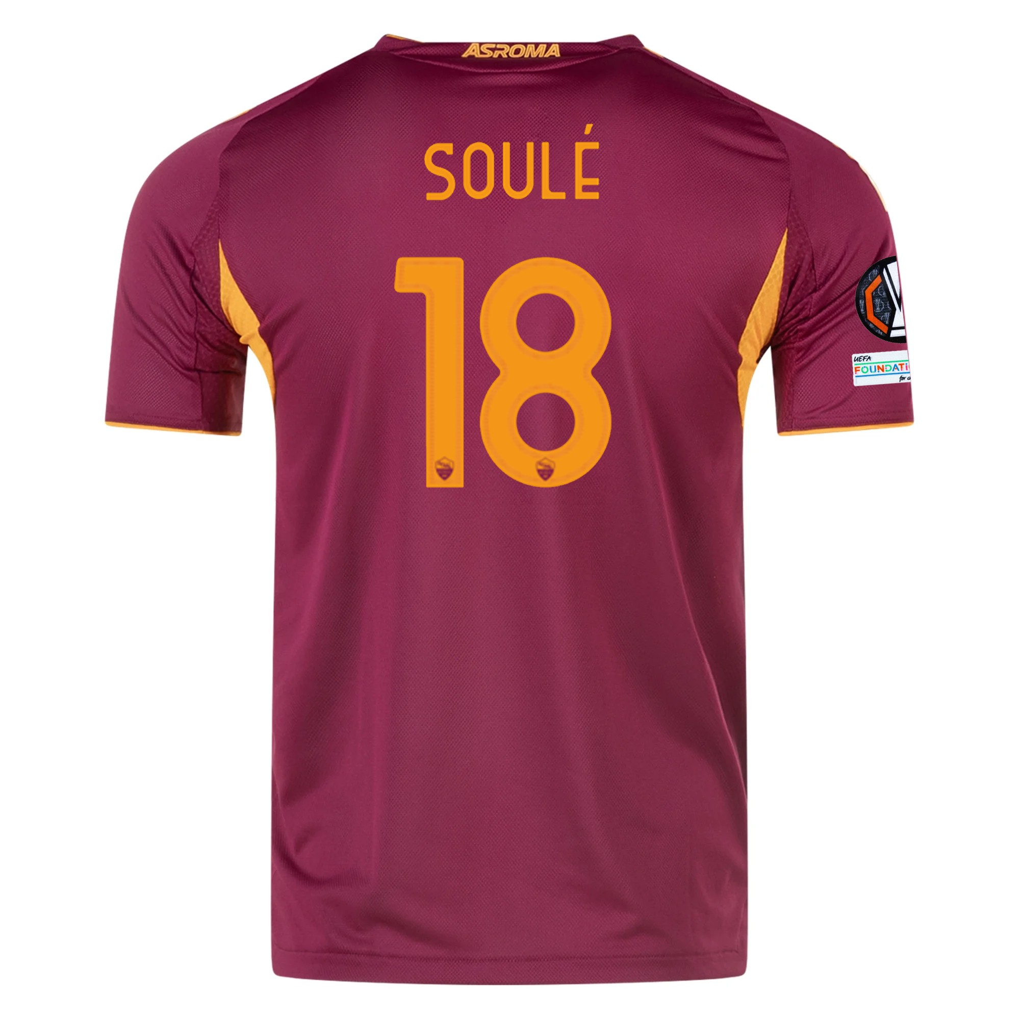adidas Roma Authentic Matías Soulé Home Jersey w/ Europa League Patches 25/26 (Burgundy)
