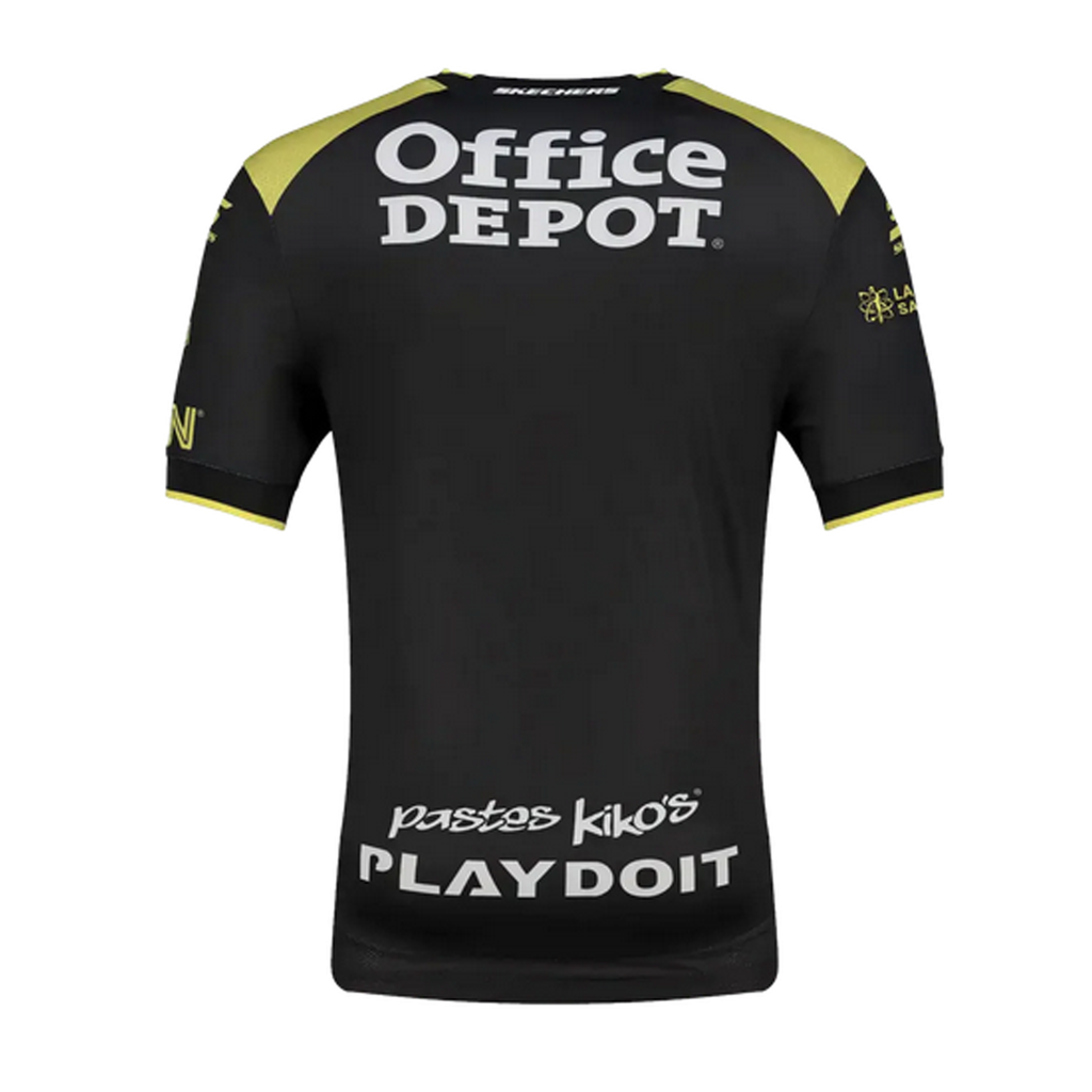 Skechers Men's Pachuca Third Jersey 25/26 (Black/Yellow)
