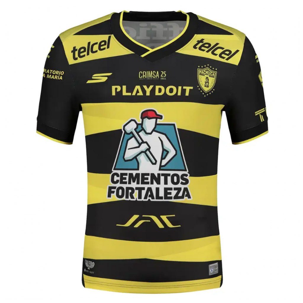 Skechers Men's Pachuca Third Jersey 25/26 (Black/Yellow)