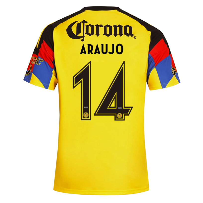 adidas Men's Araujo Club America Home Jersey 25/26 (Yellow)