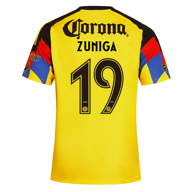 adidas Men's Zuniga Club America Home Jersey 25/26 (Yellow)