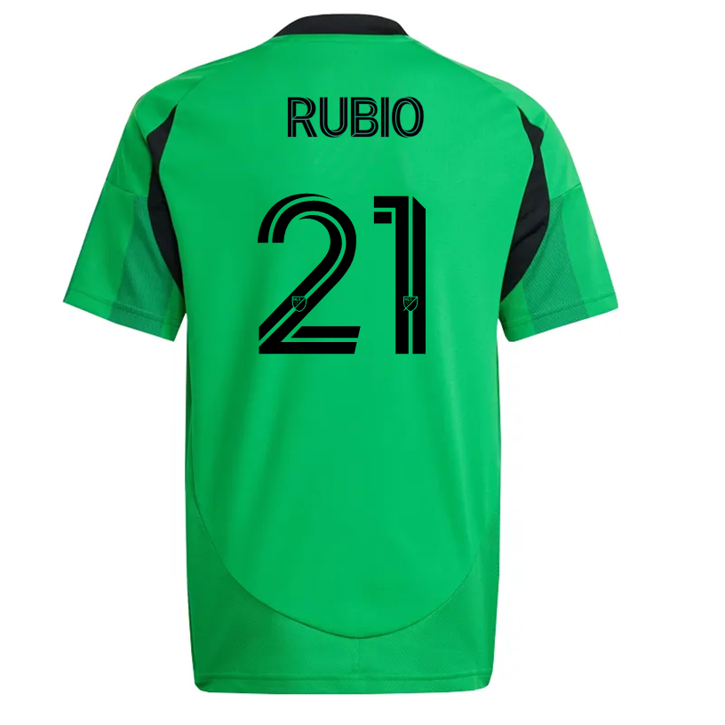 adidas Austin FC Diego Rubio Home Jersey 25/26 (Real Green)