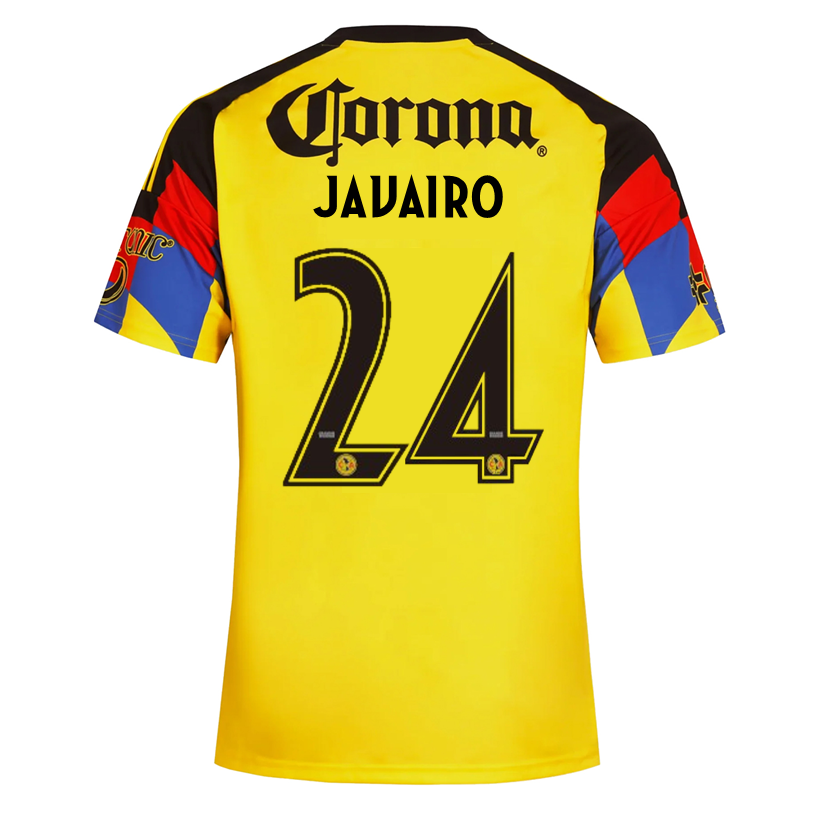 adidas Men's Javairo  Club America Home Jersey 25/26 (Yellow)
