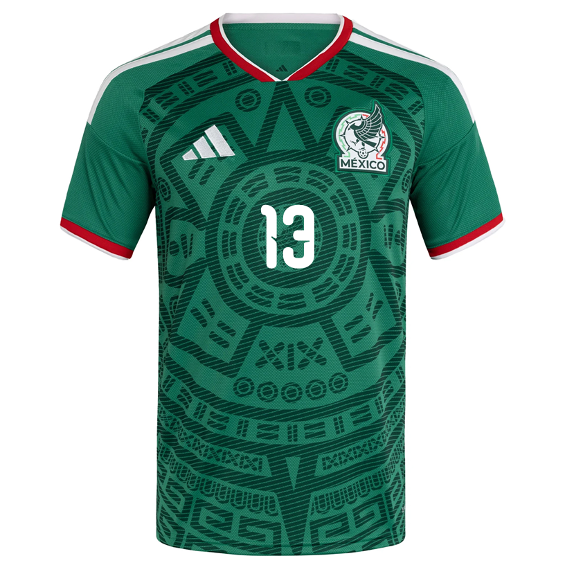 adidas Men's J. Orozco Mexico Authentic Home 2026 World Cup Jersey (Bold Green)