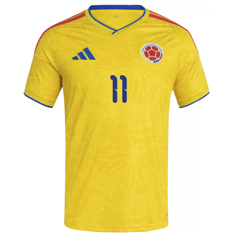 adidas Men's J.Arias Colombia 2026 Home Jersey (Impact Yellow)