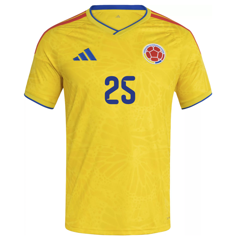 adidas Men's Montero Colombia 2026 Home Jersey (Impact Yellow)