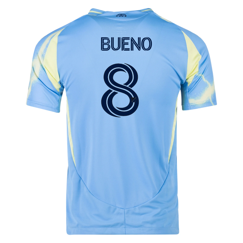 adidas Philadelphia Union Jesus Bueno Authentic Away Jersey 25/26 (Blue/Yellow)