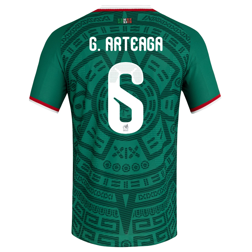 adidas Men's G. Arteaga Mexico Authentic Home 2026 World Cup Jersey (Bold Green)