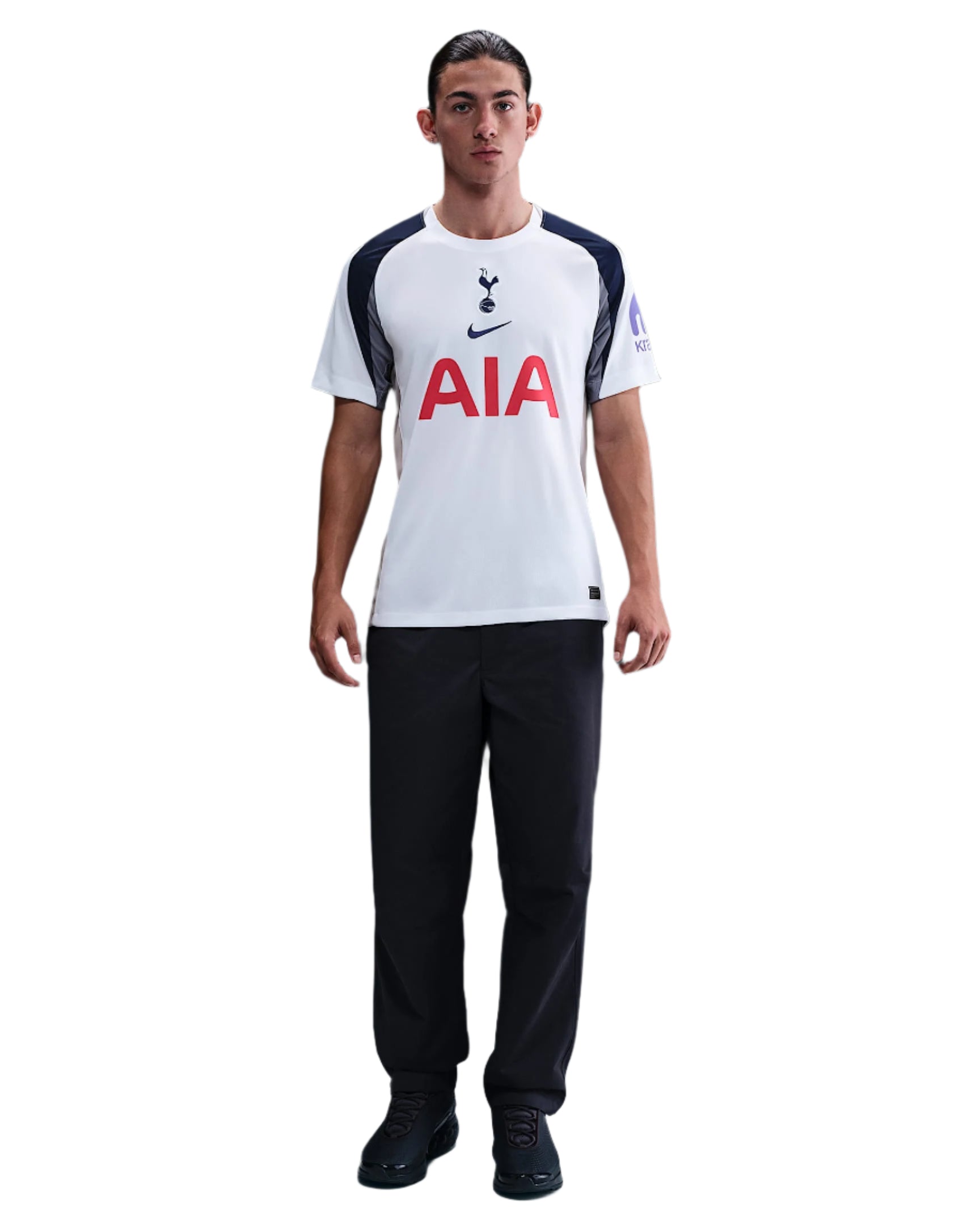 Nike Son Heung-min Tottenham Hotspurs Home Jersey w/ EPL + No Room For Racism Patch 25/26 (White/Iron/Binary Blue)